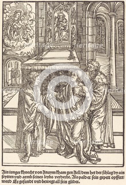Ain iunger Khnacht von Znaym ..., c. 1503. Creator: Master of the Legend Scenes.