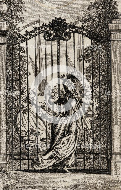 Adelheim von Veltheim, 1783. Creator: Daniel Nikolaus Chodowiecki.