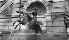 Neptune's Fountain, Library of Congress, Washington, D.C., c.between 1910 and 1920. Creator: Unknown.