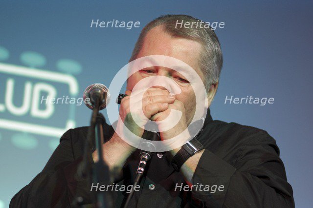 Alan Glen, Crawley Blues Festival, Hawth, Crawley, Oct 2015. Artist: Brian O'Connor.