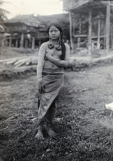 Sarawak: a Kayan girl, c1900. Creator: Unknown.