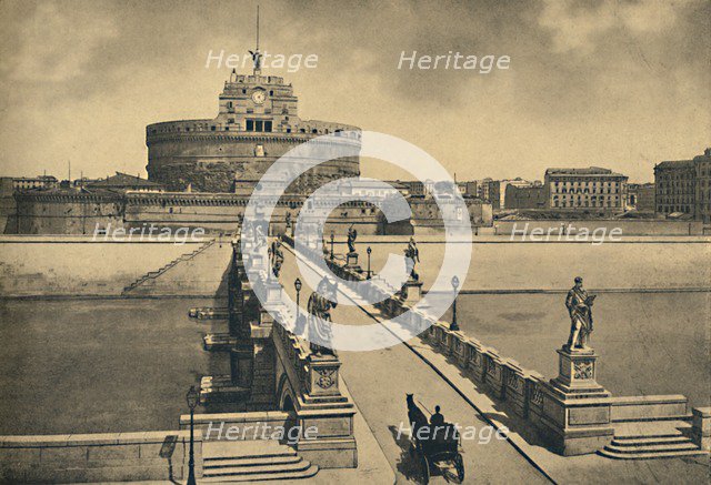 'Roma - Bridge and Castle of St. Angelo', 1910. Artist: Unknown.