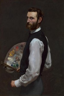 Self-Portrait, 1865/66. Creator: Frédéric Bazille.