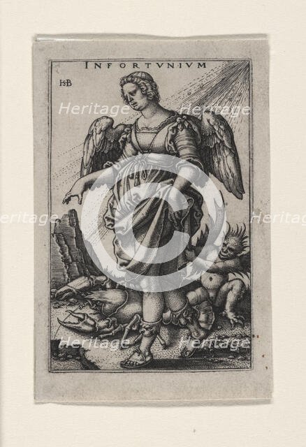 Infortunium (The Misfortune), 1541. Creator: Beham, Hans Sebald (1500-1550).