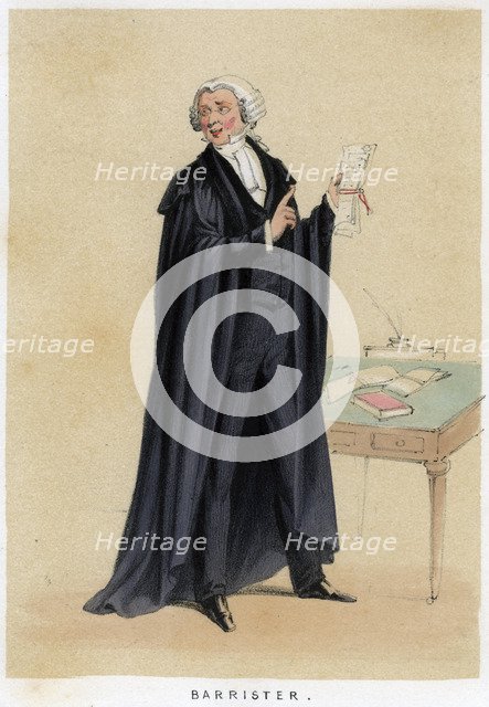 'Barrister', 1855. Artist: Unknown