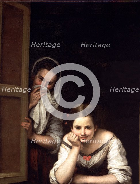 Girls in the window', by Bartolomé Murillo.