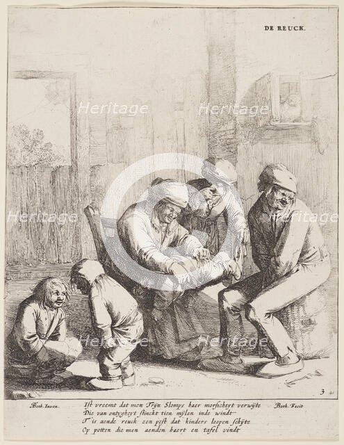 The five senses (smell),  1642-1650. Creator: Jan Dirksz Both.