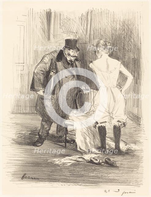 A Seizure, c. 1891. Creator: Jean Louis Forain.