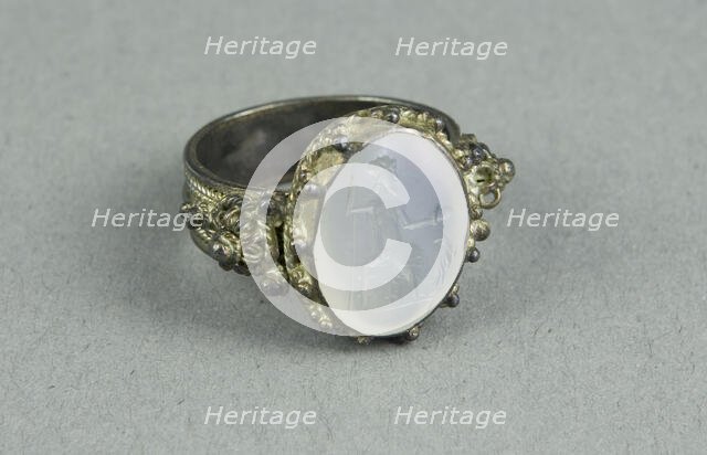 Finger Ring with Intaglio Depicting Zeus, 1st-2nd century. Creator: Unknown.