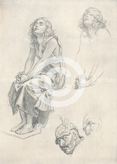 'The Road of Victory - Stage III', c1920.  Artist: Bernard Partridge.