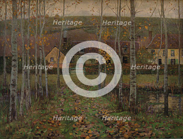 Lingering Leaves, 1901, (1906). Artist: Charles Herbert Eastlake