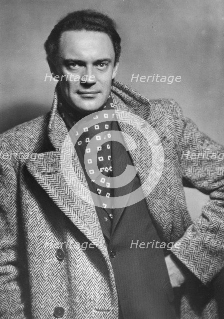 Gustav Diessl, Austrian artist, and film and stage actor, 20th century. Artist: Sandau