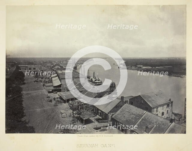 Savannah, GA, No. 1, 1866. Creator: George N. Barnard.