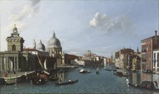 Santa Maria della Salute and Canal Grande, Venice, 1720-1760. Creator: Canaletto.