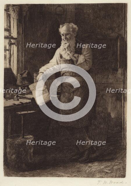 Thinking It Over, 1884. Creator: Thomas Waterman Wood.