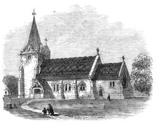 St. Giles's Church, Dallington, Sussex, 1864. Creator: Unknown.