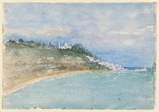Point West of Algiers, North Africa, Travel Sketch, 1896. Creator: Daniel Burnham.