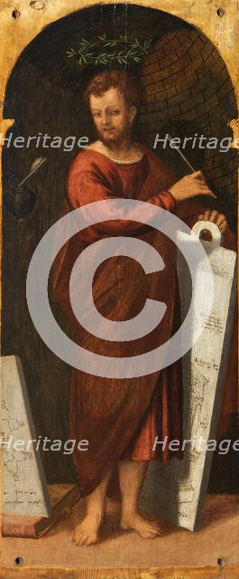 Claudius. From the Polyptych of the Four Crowned Martyrs, 1552. Creator: Badile, Antonio (1518-1560).