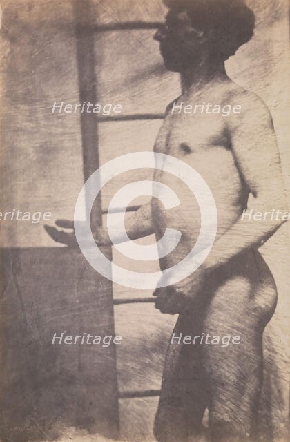 [Standing Male Nude], ca. 1856. Creator: Unknown.