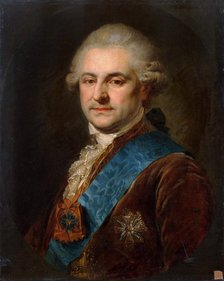 Portrait of Stanislaw II August Poniatowski, second half of the 18th century. Creator: Lampi, Johann-Baptist von, the Elder (1751-1830).