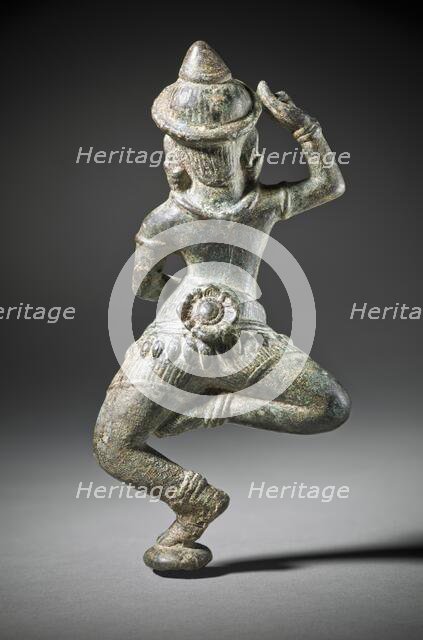 Dancing Celestial Female (Apsaras) (image 2 of 2), 12th-13th century. Creator: Unknown.