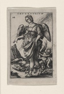 Infortunium (The Misfortune), 1541. Creator: Beham, Hans Sebald (1500-1550).