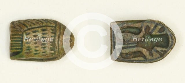 Scaraboid: Fish, Egypt, New Kingdom, Dynasty 18 (about 1550-1295 BCE). Creator: Unknown.