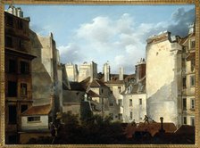Paris Roofs, c1830. Creator: Etienne Bouhot.