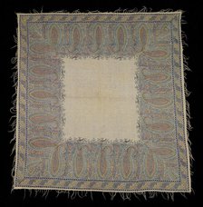 Shawl, possibly Swiss, 1850-59. Creator: Unknown.