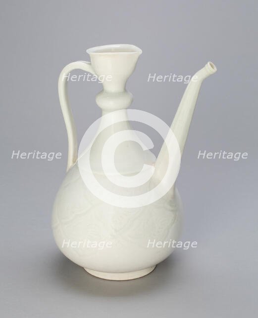 Long-Spouted Ewer with Incised Decoration, Safavid dynasty, late 17th/early 18th century. Creator: Unknown.