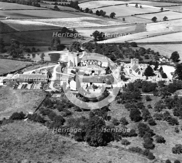 Stokesay Castle, Shropshire, 1948. Artist: Aerofilms.