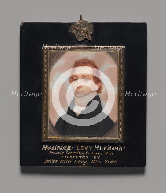 Maurice Levy, ca. 1820. Creator: Ezra Ames.