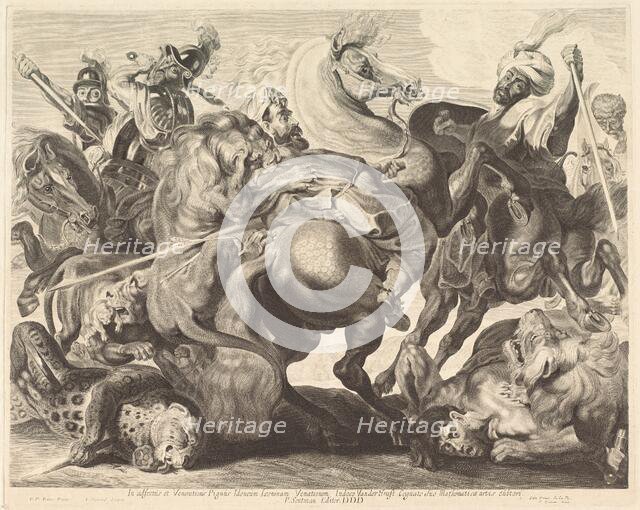 A Lion Hunt. Creator: Jonas Suyderhoef.