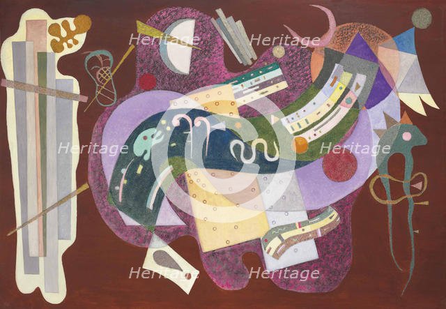 Rigide et courbé , 1935. Creator: Kandinsky, Wassily Vasilyevich (1866-1944).