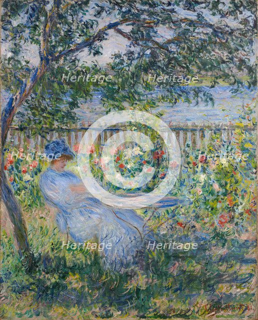 The Terrace at Vétheuil. Artist: Monet, Claude (1840-1926)