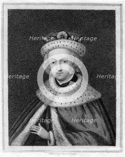 King Edward V of England, (1470-1483).Artist: S Harding