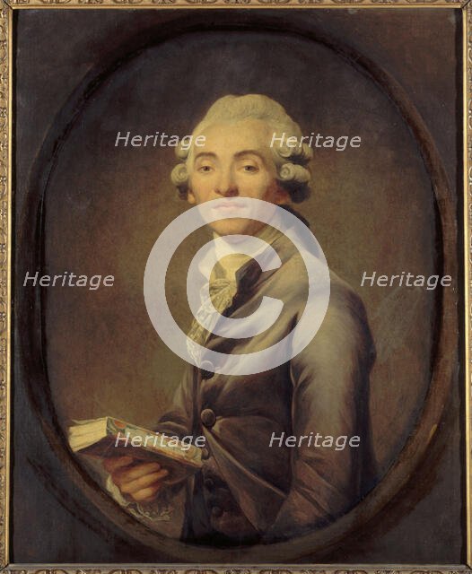 Portrait of Bernard-Germain de Lacépède (1756-1825), naturalist and politician, c1785. Creator: Joseph Ducreux.