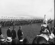 Military / Cavalry display, possibly Waterford Artillery Militia, Ireland, 1880. Creator: Robert Augustus Henry L'Estrange.