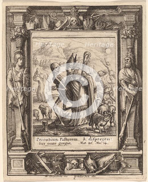 Bishop, 1651. Creator: Wenceslaus Hollar.