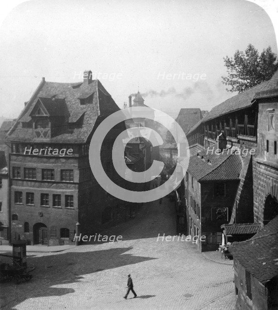 Albrecht Durer's House, Nuremberg, Germany, c1900. Artist: Wurthle & Sons