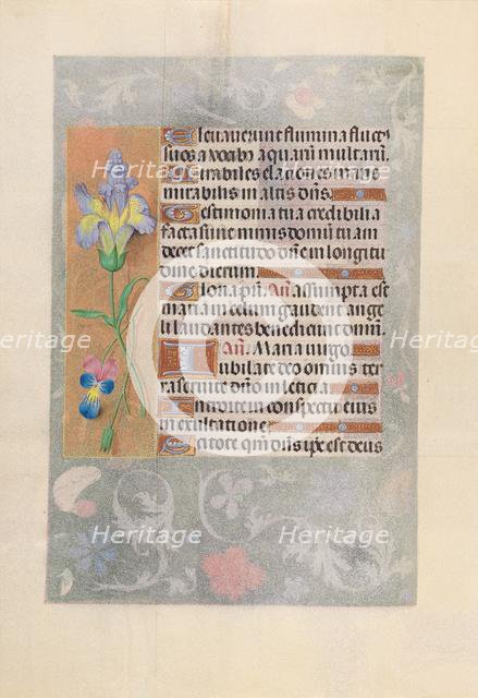 Hours of Queen Isabella the Catholic, Queen of Spain: Fol. 116v, c. 1500. Creator: Master of the First Prayerbook of Maximillian (Flemish, c. 1444-1519); Associates, and.