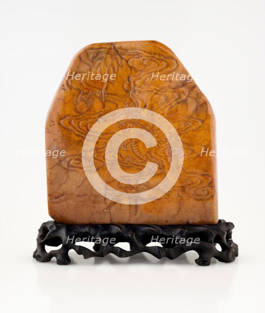 Seal and stand, 19th century. Creator: Unknown.