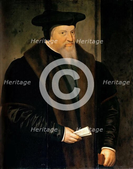 Portrait of Viglius van Aytta (1507-1577), c. 1565. Creator: Pourbus, Frans, the Elder (1546-1581).