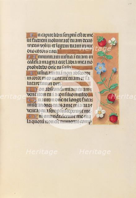 Hours of Queen Isabella the Catholic, Queen of Spain: Fol. 240r, c. 1500. Creator: Master of the First Prayerbook of Maximillian (Flemish, c. 1444-1519); Associates, and.