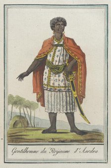Costumes de Différents Pays, 'Gentilhomme du Roÿaume d'Aardra', c1797. Creator: Jacques Grasset de Saint-Sauveur.
