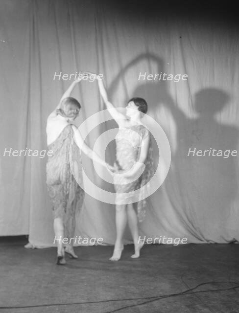 Elizabeth Duncan dancers and children, 1932 Creator: Arnold Genthe.