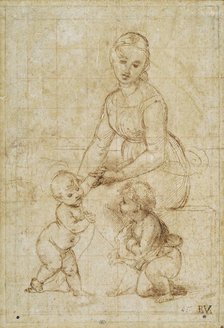 Study for La belle jardinière, ca 1506-1507. Creator: Raphael (Raffaello Sanzio da Urbino) (1483-1520).