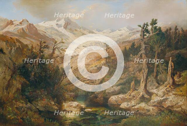 Rauris Goldberg Glacier, 1874. Creator: Adolf Obermullner.