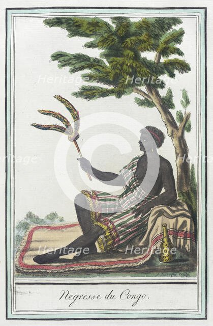 Costumes de Différents Pays, 'Negresse du Congo', c1797. Creators: Jacques Grasset de Saint-Sauveur, LF Labrousse.