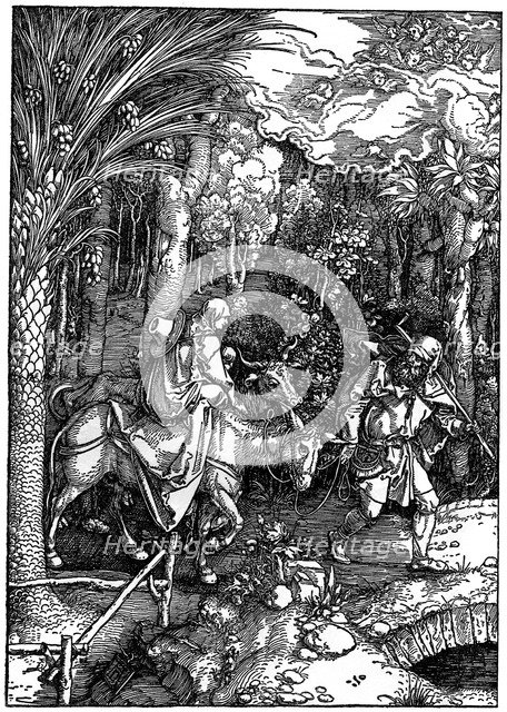 'The Flight into Egypt', 1502-1505, (1936). Artist: Albrecht Dürer